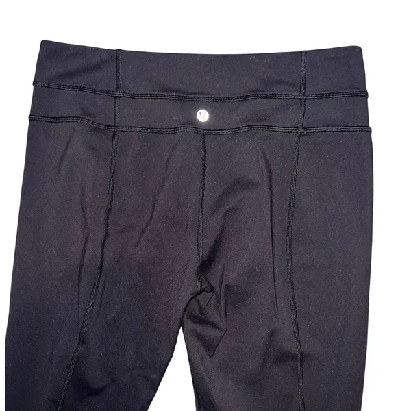 Lululemon Groove Pant Straight 32" Black Size 8 Yoga Workout Travel Gym GUC - Image 7