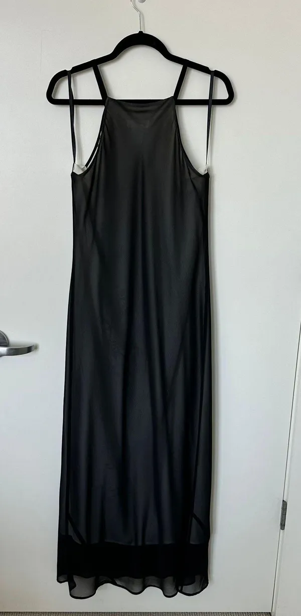 Vintage Halter Maxi Dress - Size 9/10 - Image 2