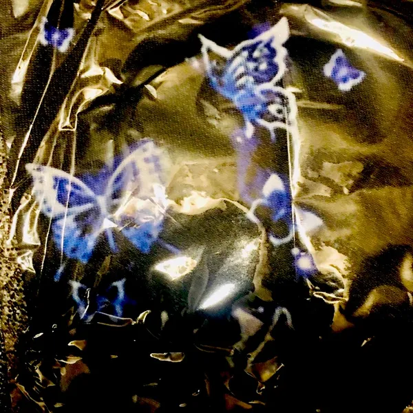 Blue Butterflies Face Mask - Image 3