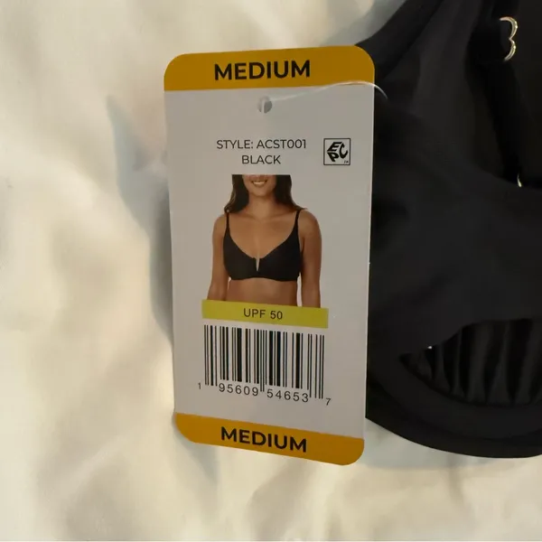 NWT Anne Cole V Wire Elongated Underwire Top - Image 4