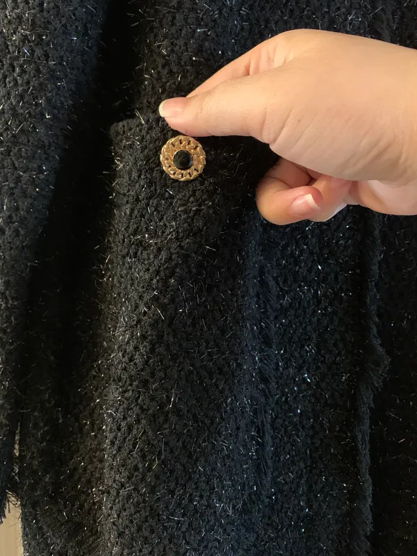 ZARA Oversized Knit Coat - Image 3
