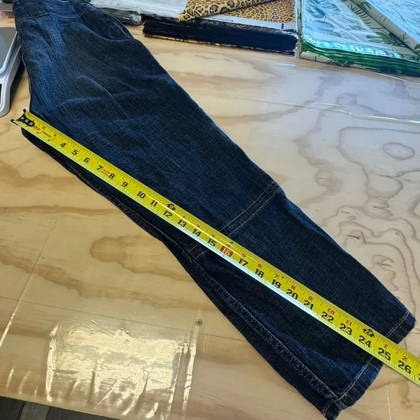 Current/Elliott + Marni "The Easy Trouser" Jean Relaxed‎ Fit Cropped Button Fly - Image 13