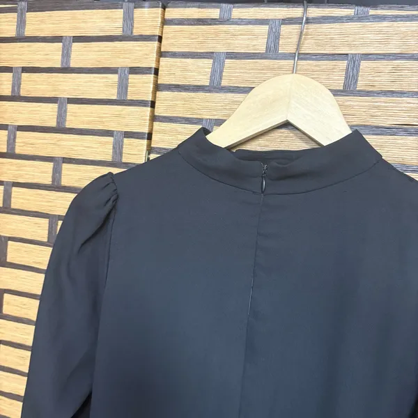 Lucca‎ Black Cutout Neck Dress Size Small - Image 6