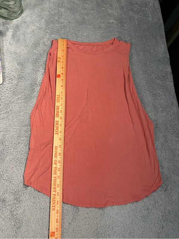 Lululemon muscle Tank Top coral orange - Image 6