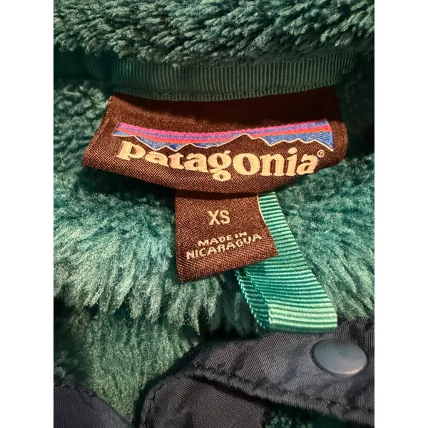 Patagonia Synchilla Snap T Fleece XS Teal Green Polartec Thermal Pro STY25442 - Image 5