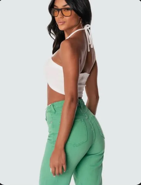 Edikted Tilly Terry Crop Top - Image 4