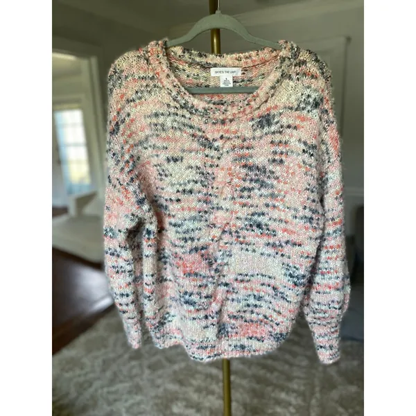 Skye’s The Limit Boucle Sweater Knit Pullover Multicolor Fuzzy Cozy Buttery Soft - Image 2