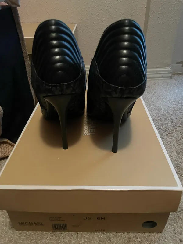 Michael Kors Black logo heels  - Image 4