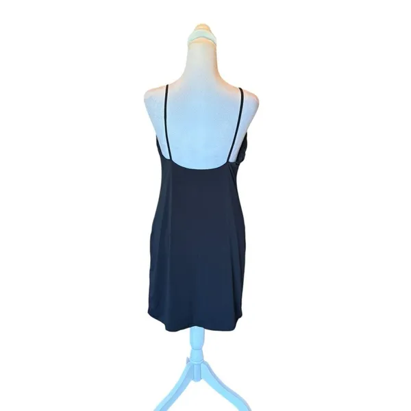 Abercrombie and Fitch Convertible Strappy Mini Dress Womens Large Black NEW - Image 4