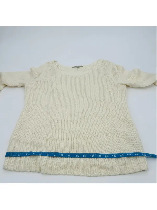 Gap Alpaca Blend Sweater Ivory Beige Size M - Image 7
