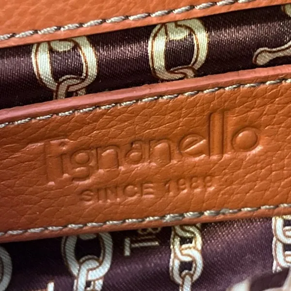 Tignanello Women's Orange Leather Purse/Shoulder Bag SKU 5291 - Image 6