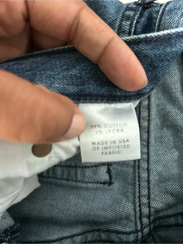 Grlfrnd | Tatum raw hem cropped jeans in always now wash - Image 8
