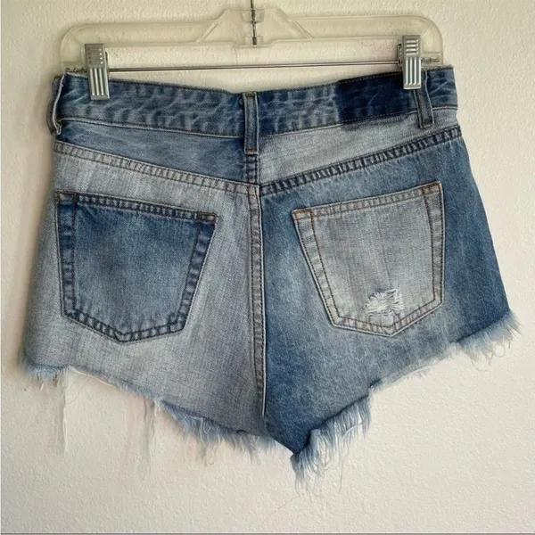 Superdown Lydia Two Tone Short in Blue Multi size 30‎ - Image 12