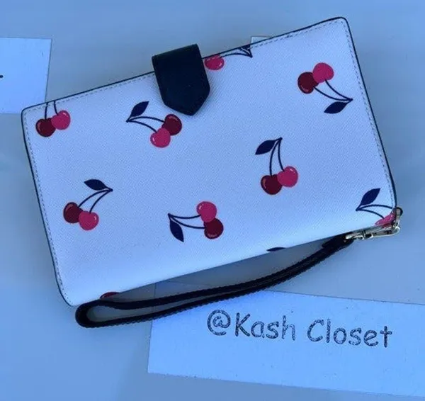 Kate Spade New York Dancing Cherries Phone Wallet Wristlet - Image 2
