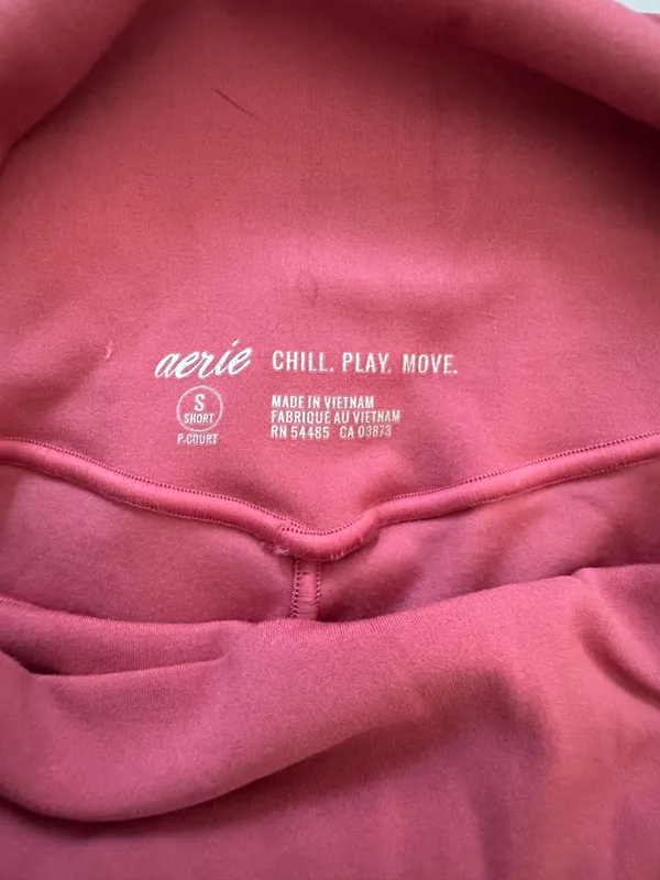 Aerie Coral Leggings with Mesh Detail - Image 4