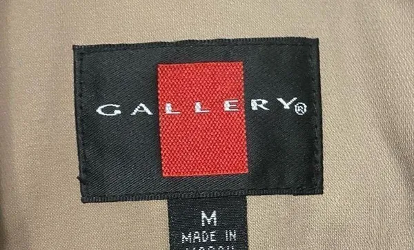 Gallery tan button, belted raincoat type coat - Image 7
