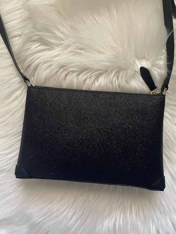 KATE SPADE New York "Joeley" <BLACK GLITTER> SMALL CROSSBODY BAG - Image 5