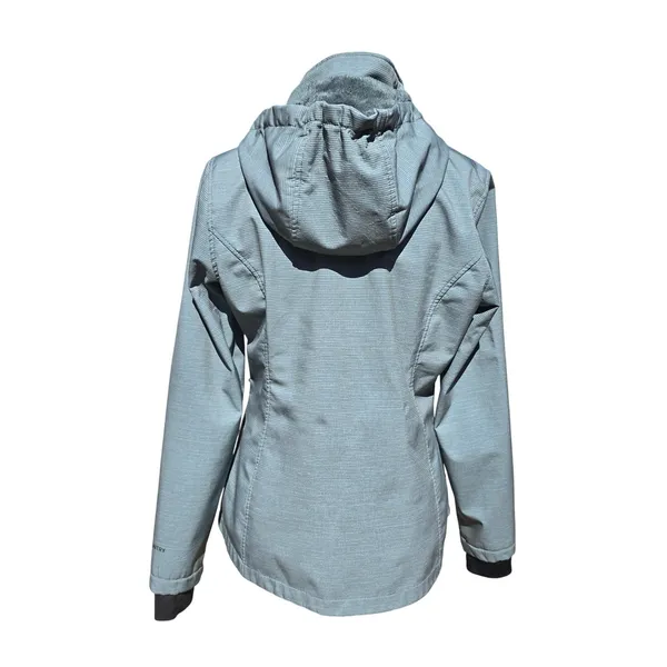 Free Country Womens‎ Softshell Jacket Olive Green Faux Fur Lined Hooded Small - Image 5