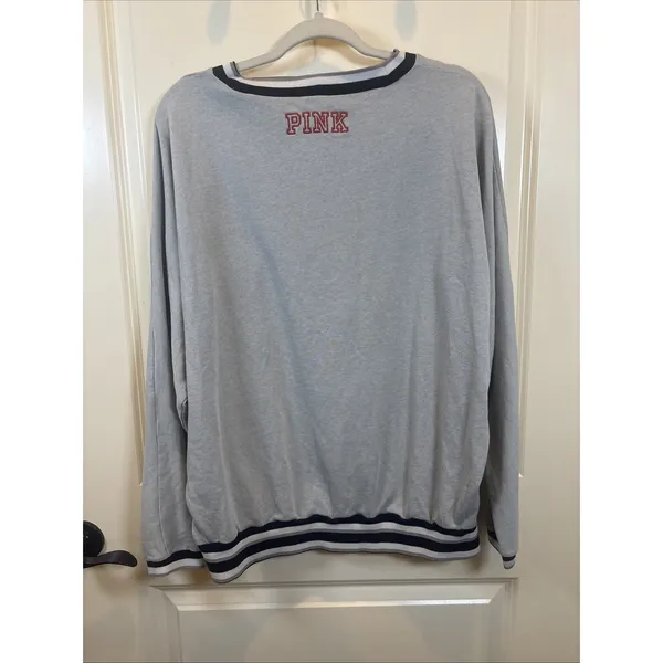 PINK Victoria Secret 5th & Ocean Arkansas Razorbacks Sweatshirt Large Y2K Hogs - Image 6