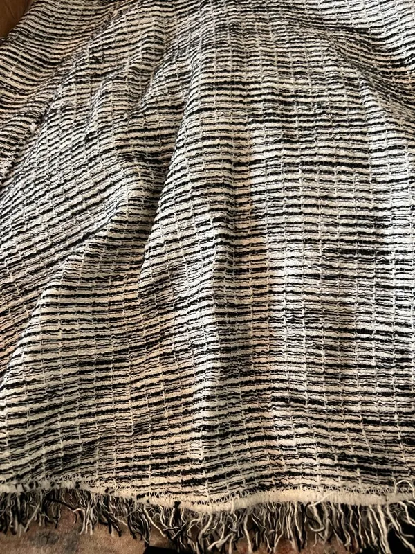 REBECCA TAYLOR Tweed Boucle Fringe‎ tailored dress sz 2 - Image 10