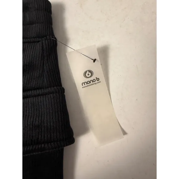 Mono B Black‎ Ribbed Velvet Cargo Skort Elastic Waist Small NEW - Image 4