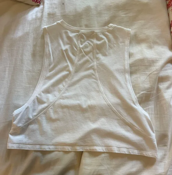Lululemon White Tank Top - Image 3