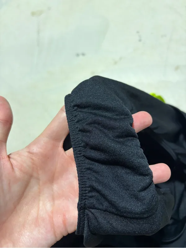 Under Armour Black Shorts with Neon Yellow Trim medium - Image 8