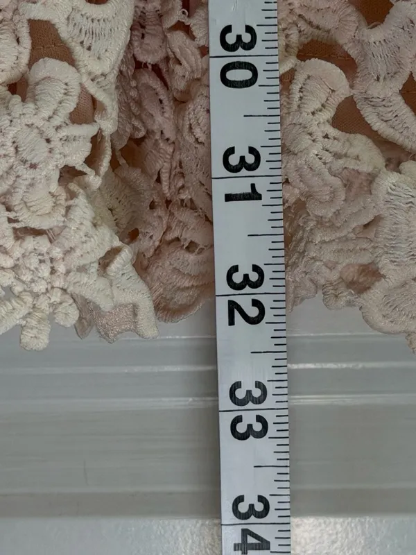Lulus Love Poem Blush Pink Lace Halter Mini Dress Size Medium - Image 4