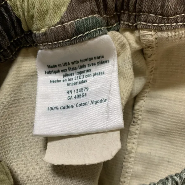 Sundry Camo Utility Jogger Pants 0 XS Military Inspired Drawstring Tapered - Image 7