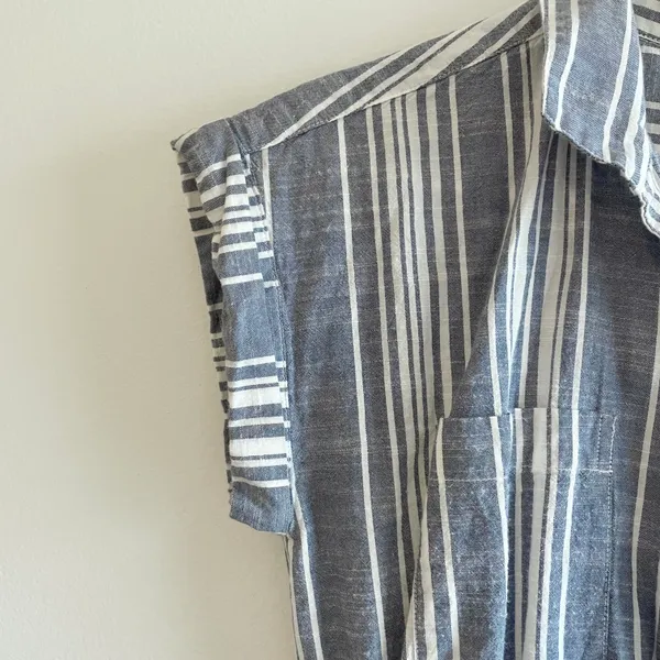 Japna Striped Shirt Dress - Image 5