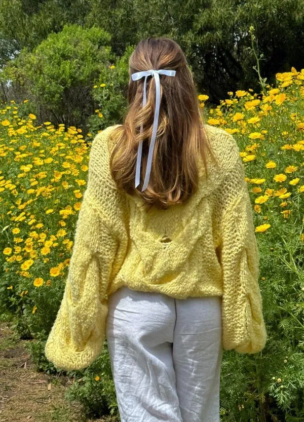 RUMORED NONNA SWEATER BANANA S/M Yellow - Image 2