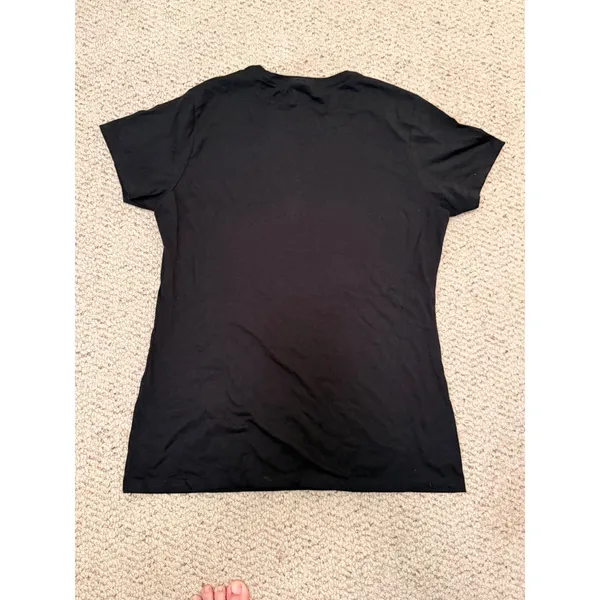 Port & Company Chris Stapleton Western Skull Leopard Graphic Tee Black Medium - Image 5
