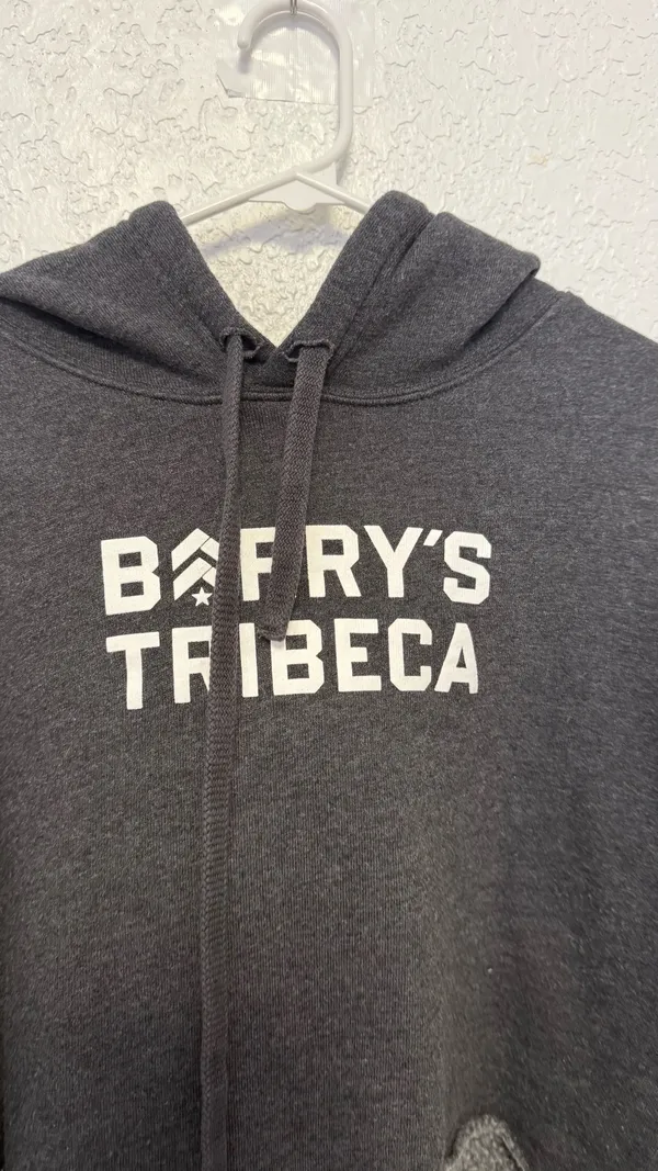 Barry's Bootcamp Tribeca Cropped Hoodie - Charcoal Grey - Medium - Image 3