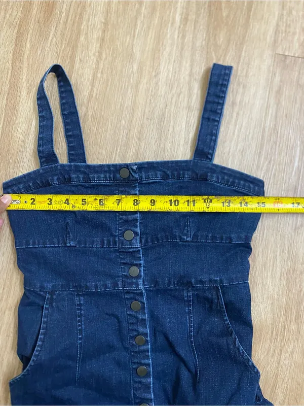 Genetic Denim Indigo Button-Front Denim Sundress - Image 5