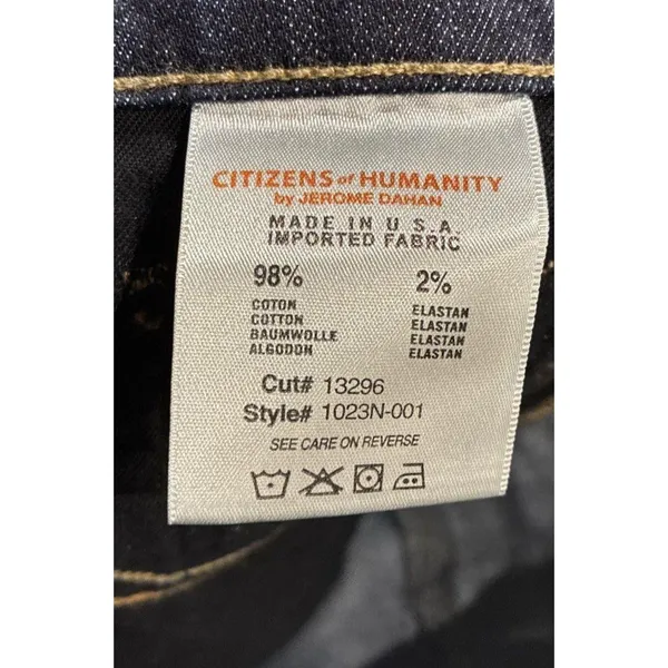Citizens of Humanity Dita Petite Bootcut Jeans Women's 27 Dark Wash Stretch‎ - Image 6