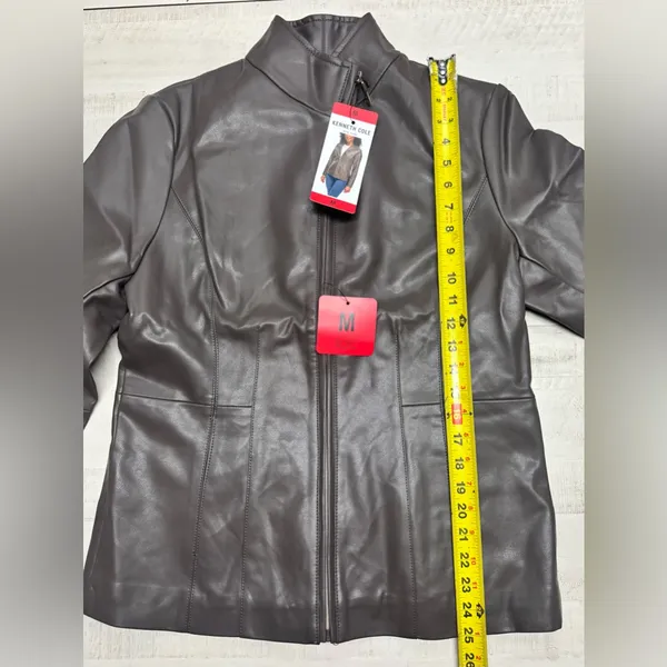 Kenneth cole  NWT Faux leather Jacket - Image 4