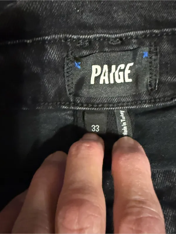 NWT PAIGE Black Washed Denim Overalls - Image 7