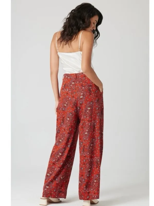 NWT Bila 77 Curson‎ Baked Clay High Rise Wide Leg Pants - Image 2