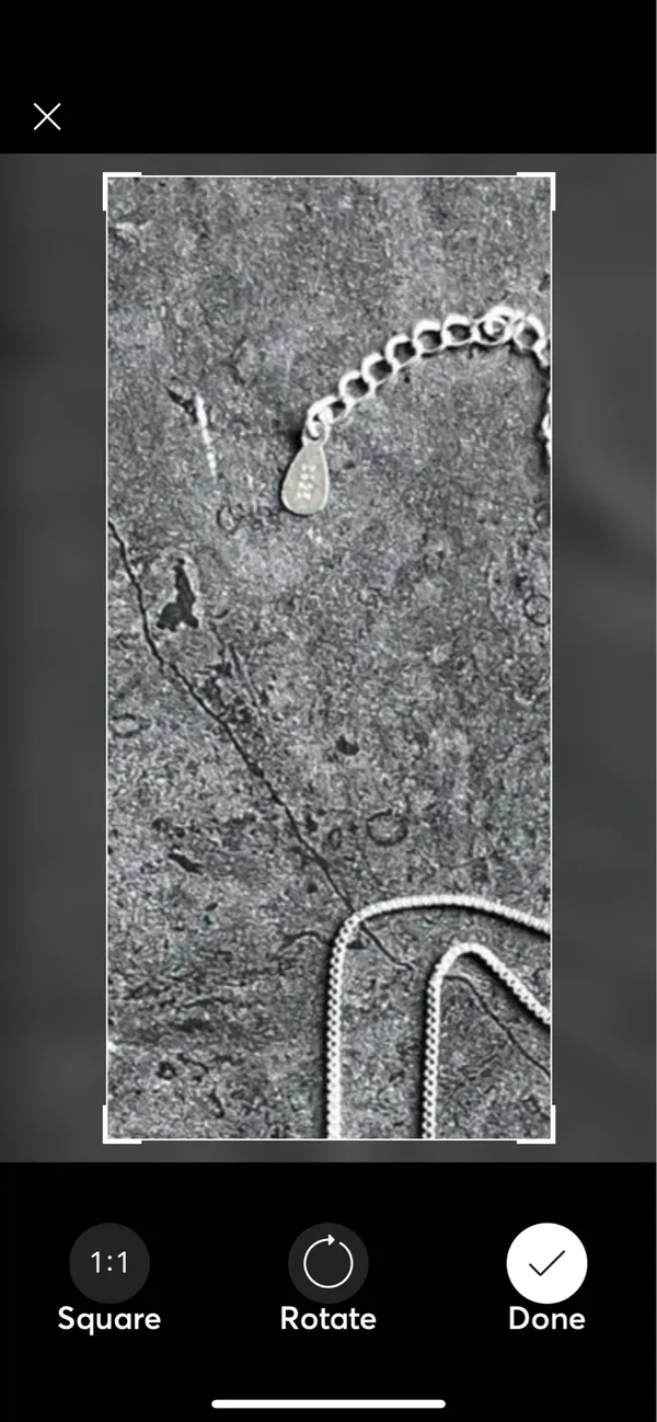 925 Stamped Solitaire Box Chain Necklace - Image 6