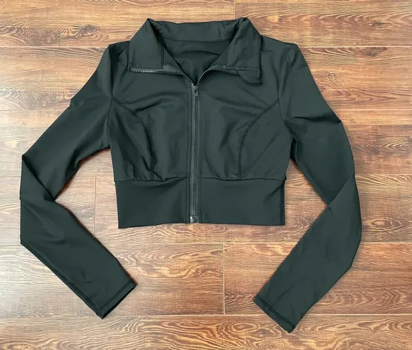 Crop Workout Jacket - Image 2