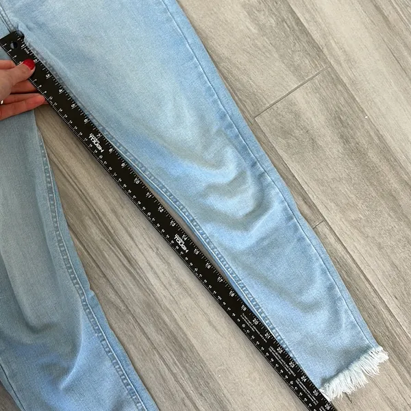 MANGO Blue Denim Skinny Jeans / Size 4 - Image 8