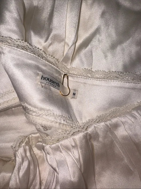 NWOT HOUSE OF CB ILLIANA Silk Blend Maxi Dress sz M - Image 11