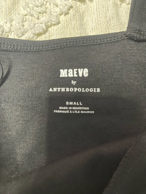 Maeve One-Shoulder Black Crop Top - Image 4