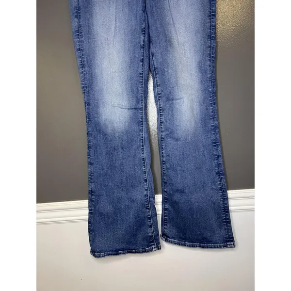 American Eagle Outfitters Kick Boot Jeans Womens 10 Med Wash Blue Bootcut Denim - Image 3