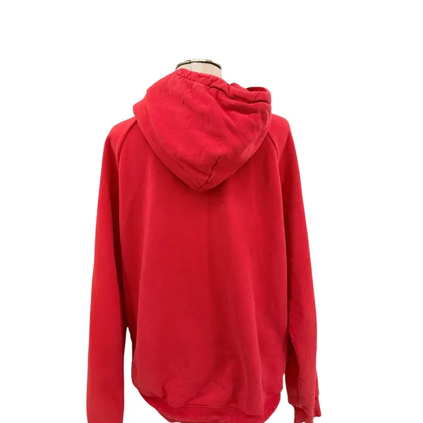 Ninety‎ Percent Organic Cotton Pullover Hoodie Red Relaxed Size Large - Image 8