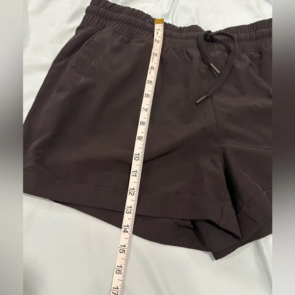 90 Degrees by Reflex Black Running Shorts Women's Size XL. Folded Hem. Pockets. - Image 4