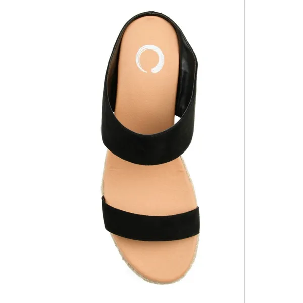 Journee NEW Alissa Wedge Heel Espadrille Sandals 12 $90 - Image 5