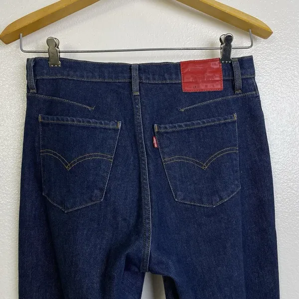Levis LEJ Re-Issue Slouch Taper Jeans 27 Womens Blue Denim Relaxed Crop Stretch - Image 7