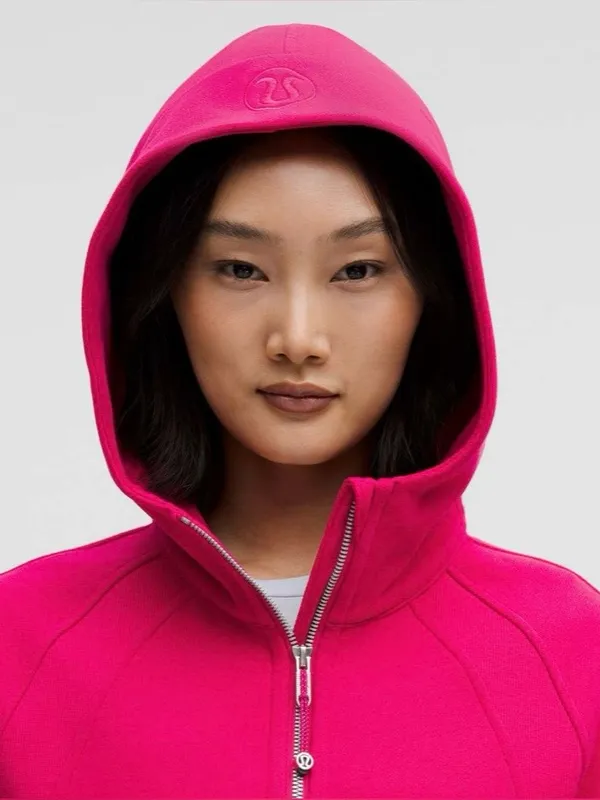 Lululemon NWT Scuba Oversized Half Zip Hoodie Fleece Pink Dragon Size XS/S - Image 4