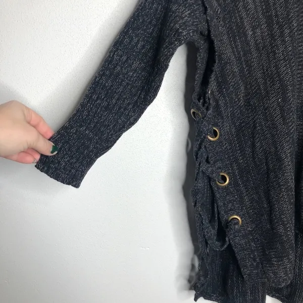 Soft‎ Surroundings Tunic Sweater Black Small/Medium - Image 5